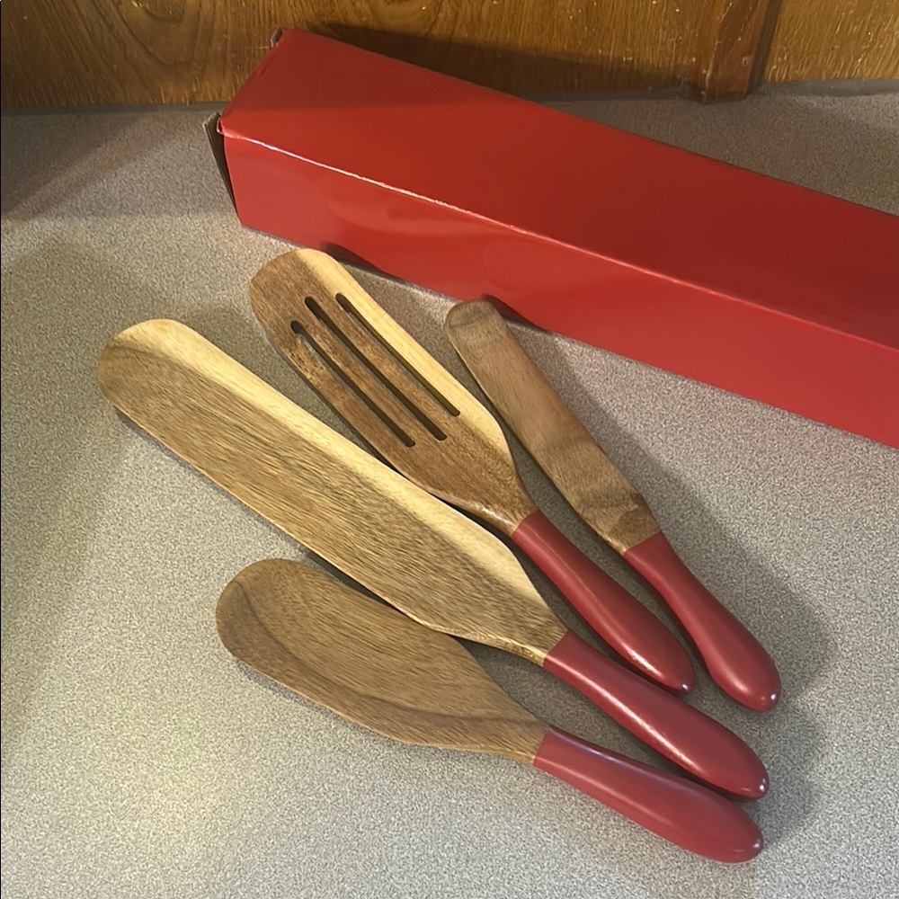 NEW Spurtle Wooden Utensil Set